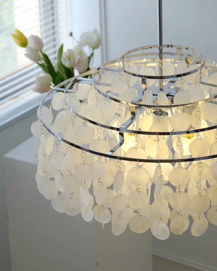 Postmodern FUN Handmade Shell Pendant Light