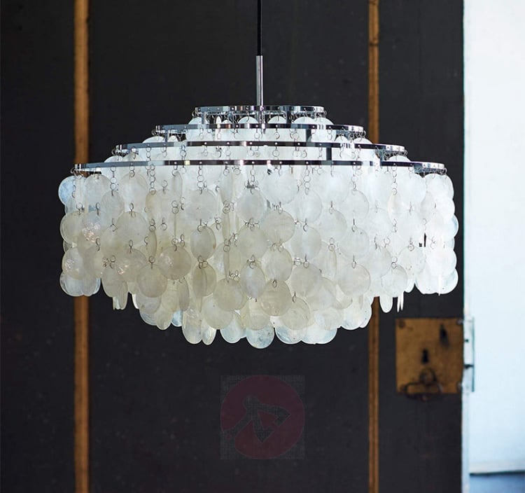 Postmodern FUN Handmade Shell Pendant Light