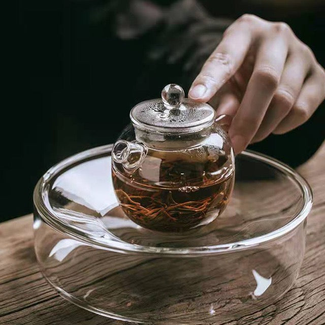 Naoko | Transparent Glass Miniature Teapot - 120ml