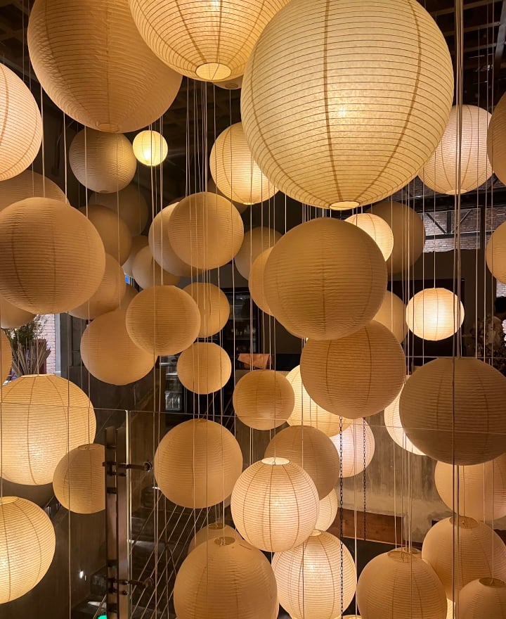 AKARI STYLE | AO Orb Paper Pendant Light