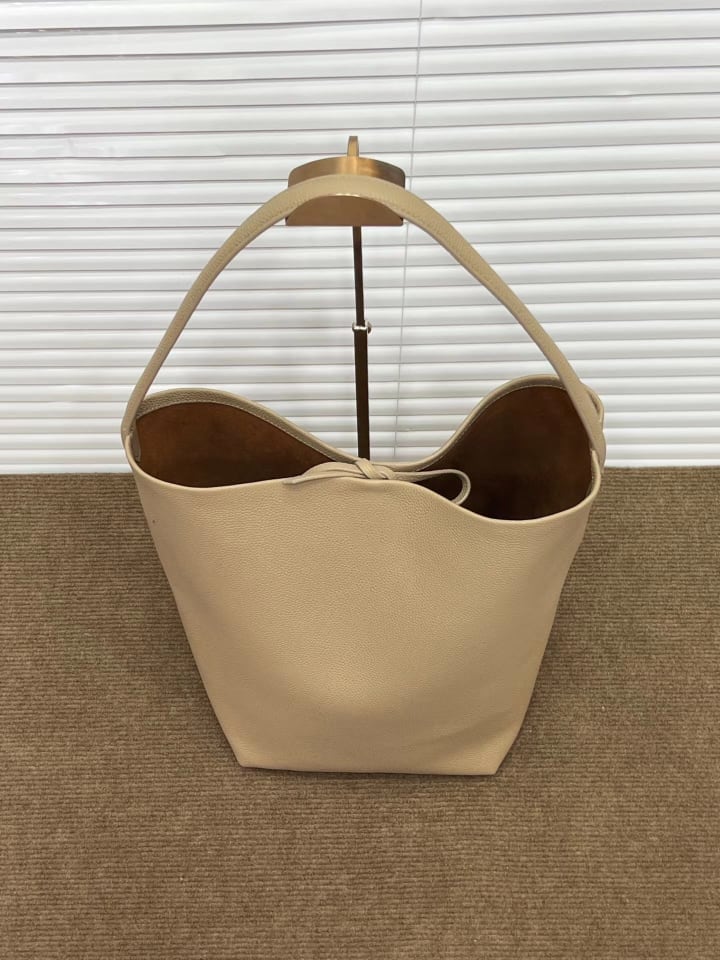 The Row Large Park Tote Bag in Ivory