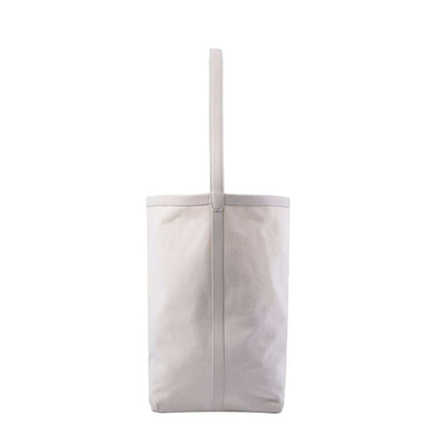 MPROW Large Park Tote Bag in Cow Leather & Canvas