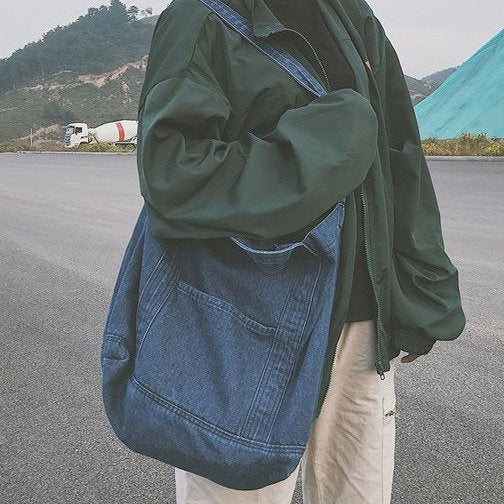 KIER Denim Hobo Bag | Shoulder Bag | Tote Bag