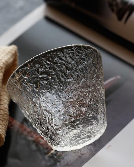 180 ml Japanese Style First Snow Glass - 4 pcs - mokupark.com