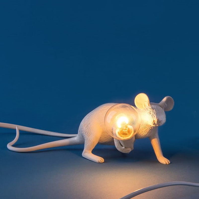 Resin Mouse Decorative Lamp