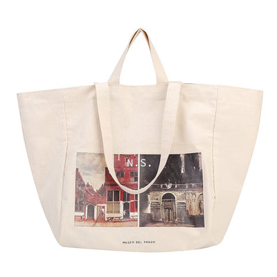 NS Canvas Dumpling Tote Bag | Shoulder Bag | Handbag