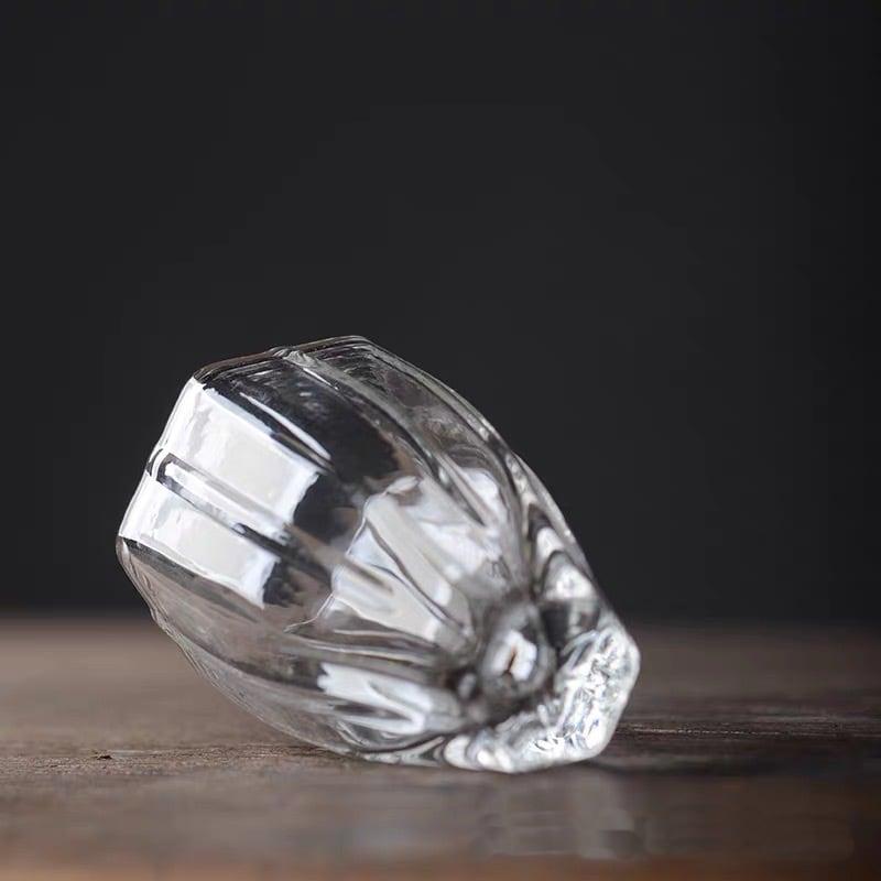 Japanese High Temperature Resistant Diamond-shaped Small Glass Tea Cup - 6 pcs - mokupark.com