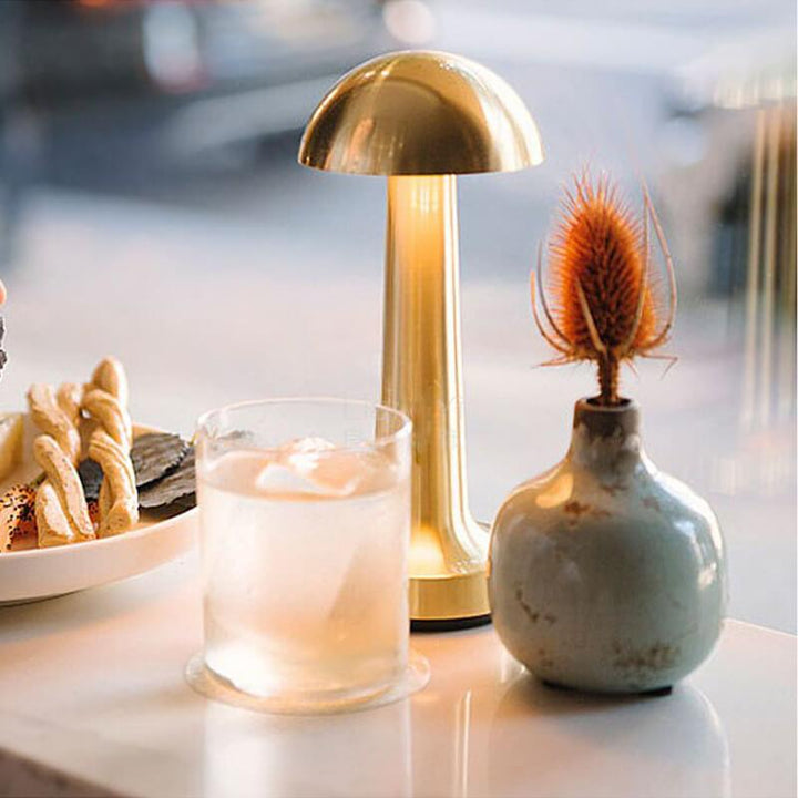 USB Rechargeable LED Mushroom Table Lamp - mokupark.com