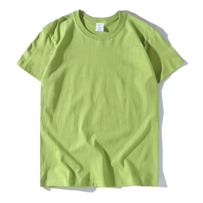 200g Combed Cotton Unisex T-Shirt-Wasabi Green