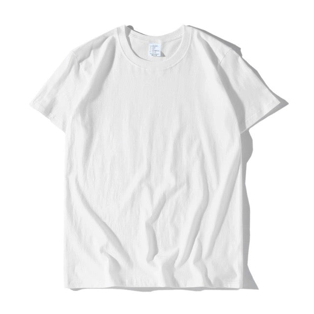 200g Combed Cotton Unisex T-Shirt-White