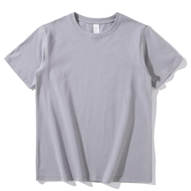 270g Combed Cotton Unisex T-Shirt-Grey