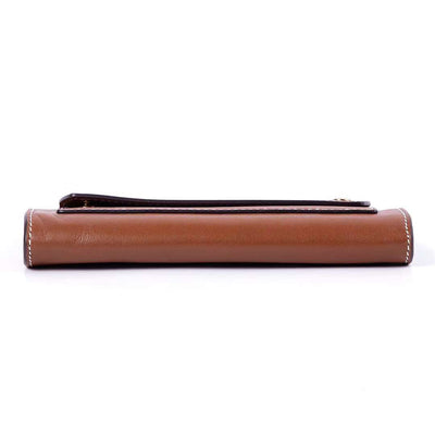 Brown Mini Pocket In Goat Leather