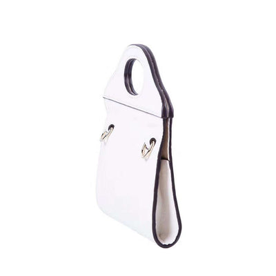 White Mini Pocket In Goat Leather