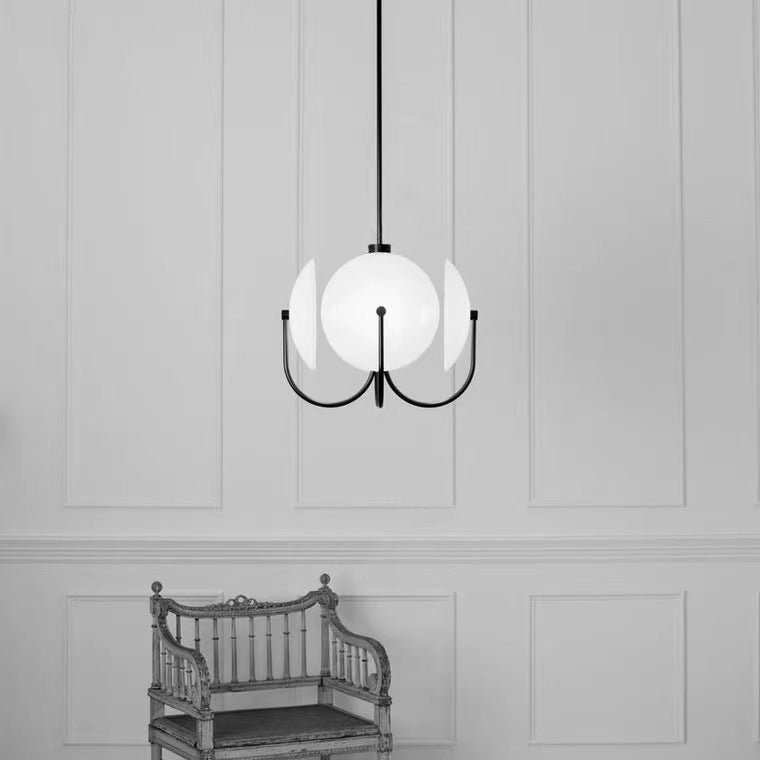 Glass Mist Disc Pendant Light | Ceiling Lamp