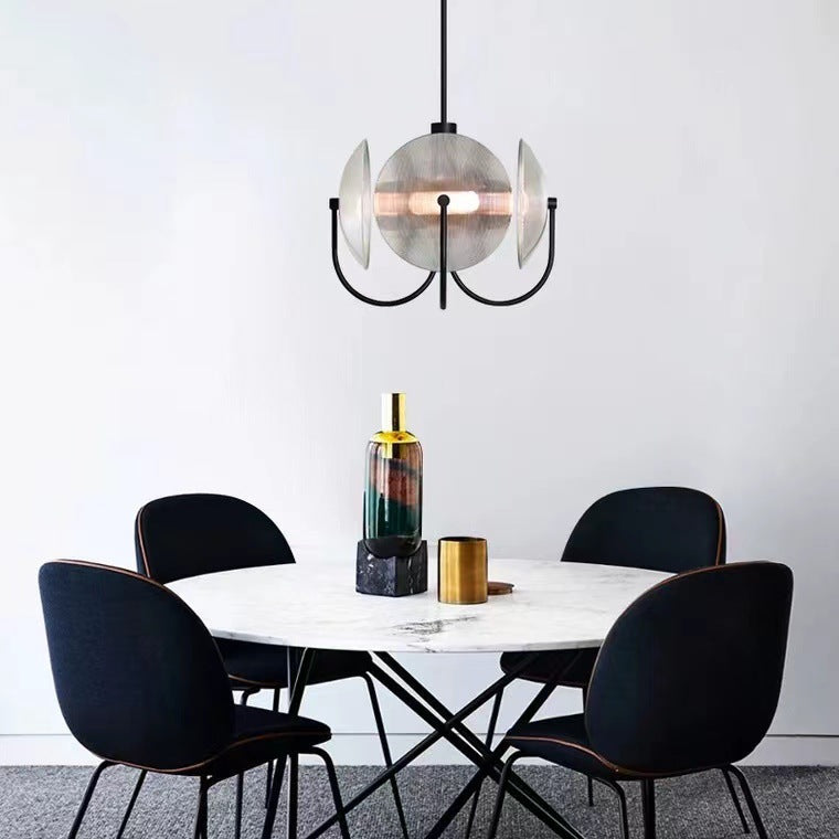 Glass Mist Disc Pendant Light | Ceiling Lamp