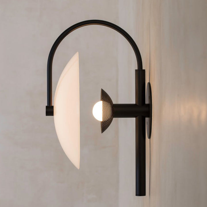 Glass Mist Disc Sconce - Type B