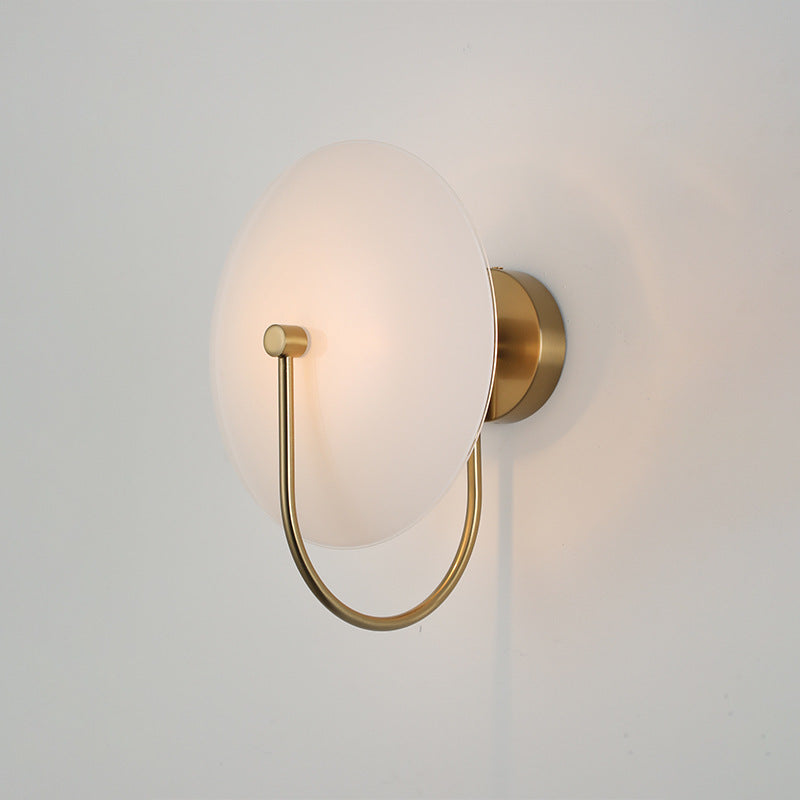 Glass Mist Disc Sconce | Ceiling / Wall Lamp - Type A