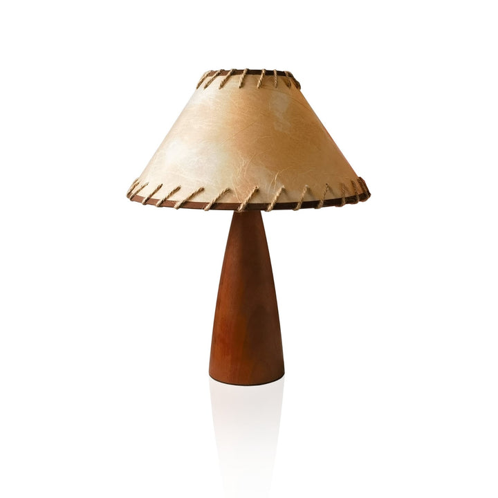 Gotoh - Handmade Imitation Sheepskin Fabric Table Lamp