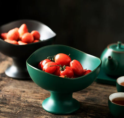 Japanese 154mm Tea Art Dessert Plate | Potted Decorative Tray - mokupark.com