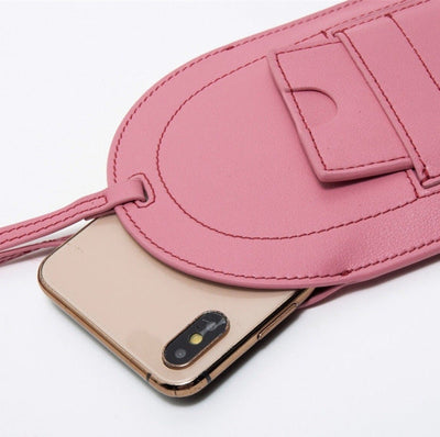 In-the-Loop Phone To Go In Leather | Phone Pouch