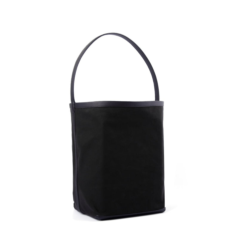 MPROW Large Park Tote Bag in Cow Leather & Canvas