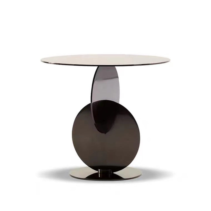 Elijah - Stainless Steel Geometric Side Table