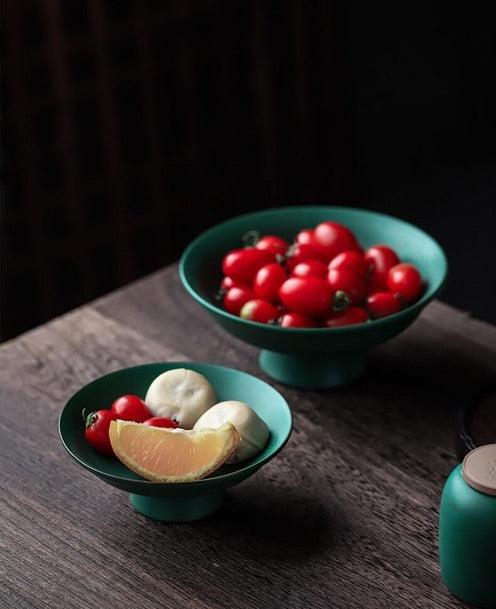 Japanese 180mm Tea Art Dessert Plate | Potted Decorative Tray - mokupark.com