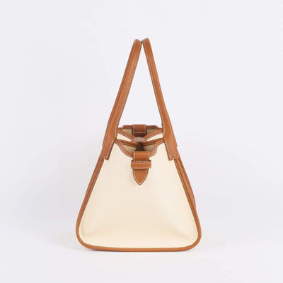 Classic Large Brown Two-handed Canvas Square Swing Bag - Wings Bag | ShoulderBag | Handbag - mokupark.com