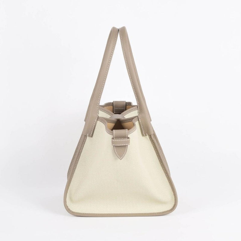 Classic Large Gray Two-handed Canvas Square Swing Bag - Wings Bag | ShoulderBag | Handbag - mokupark.com