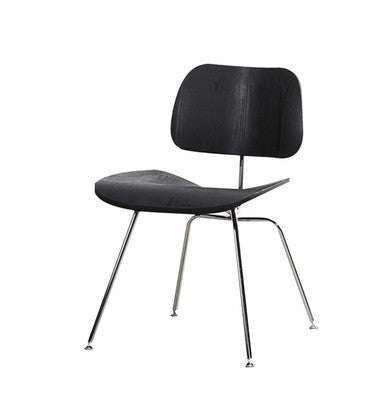MP DCW - Classic Dining Chair in Stainless Steel & Plywood