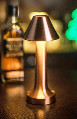 Triangle Mushroom Cocktail Table Lamp