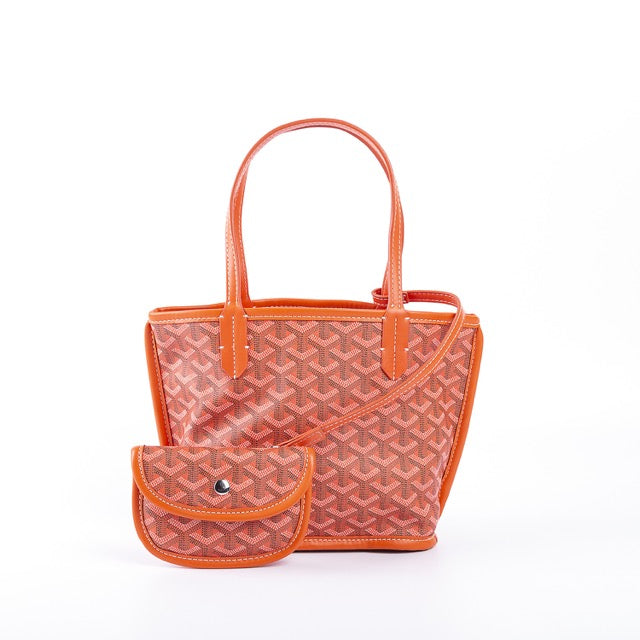 MPGY Mini Double-sided Leather Tote Bag