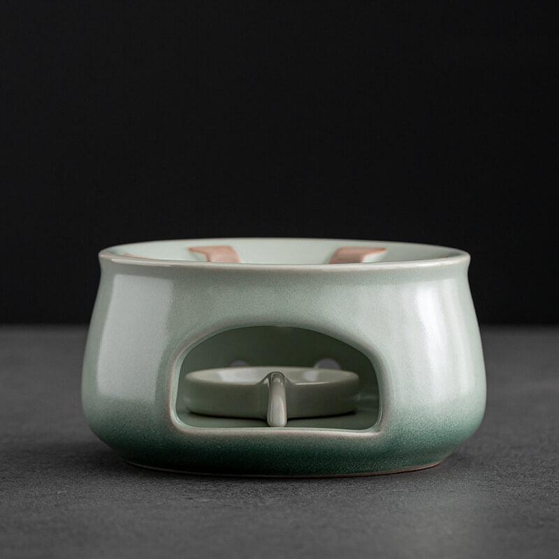 Japanese-style Ashtray Pottery Lifting Beam Teapot Candle Tea Warmer Set - mokupark.com