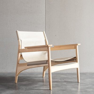 Kazue - Solid Ash Wood Armchair ｜ Reading Chair