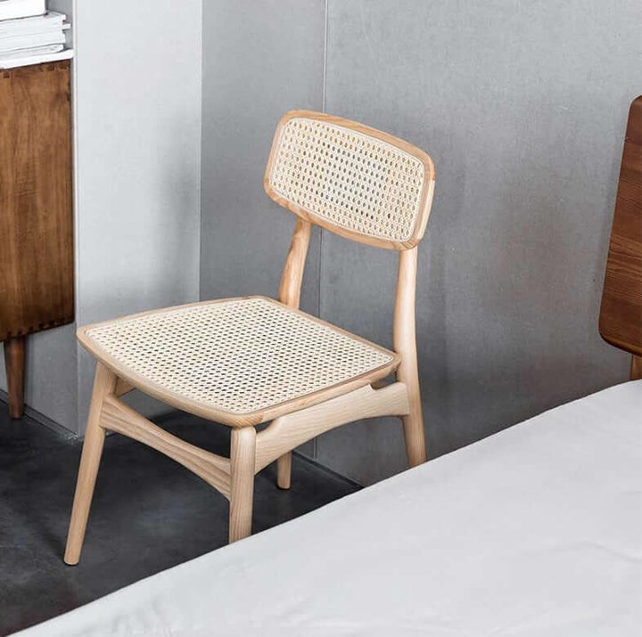 Oni - Ash Wood & Indonesian Water Vine Dining Chair | Reading Chair