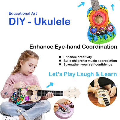 DIY Ukulele-23 Inch - mokupark.com