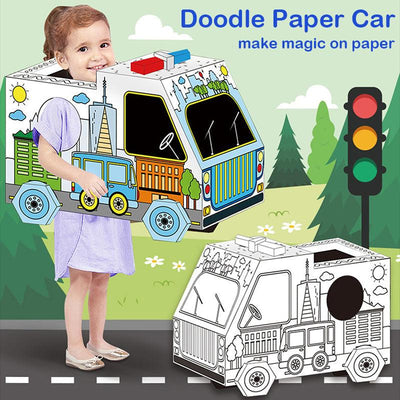 Doodle Paper Car - mokupark.com
