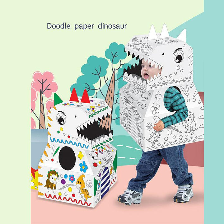 Doodle Paper Dinosaur - mokupark.com