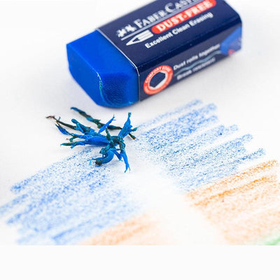 Faber-Castell Blue Eraser - Dust Free (Specially Formulated for Art & Graphic Use) - mokupark.com