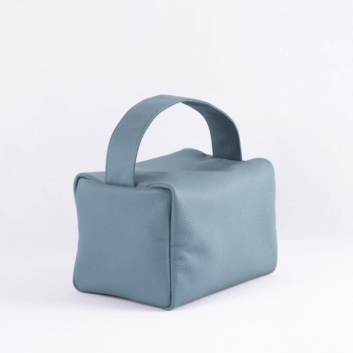 TROW Square 90's Top Handle Bag in Leather