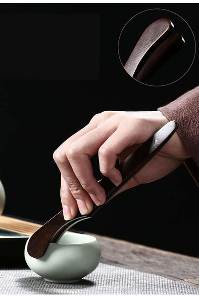 Glass & Solid Wood Tea Ceremony Six Gentlemen Tea Accessories Set - mokupark.com