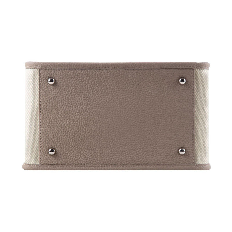 Grey Canvas Square Large Capacity Tote Bag - Loliday