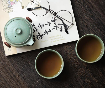 Japanese Style Ceramic Travel Tea Set - 3 pcs - mokupark.com