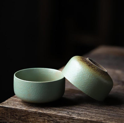 Japanese Style Ceramic Travel Tea Set - 3 pcs - mokupark.com