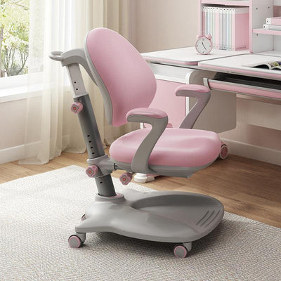 Kids Ergonomic Design / Children Height Adjustable Study Desk+Chair ( T1 Desk+K16 Chair ) - mokupark.com