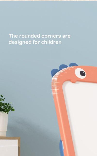 Kids Magnetic Erasable Art Board + 1 Chair - Classic Bear Set - mokupark.com