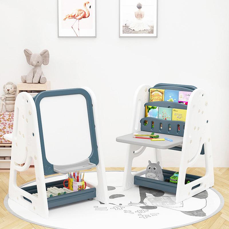 Kids Multi-use Magnetic Erasable Artboard and Storage Table + 1 Chair - mokupark.com