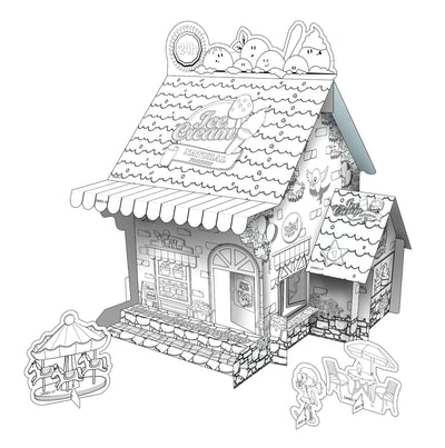 Mini DIY Doodle Cardboard World-Pack of 5 - Moku Park