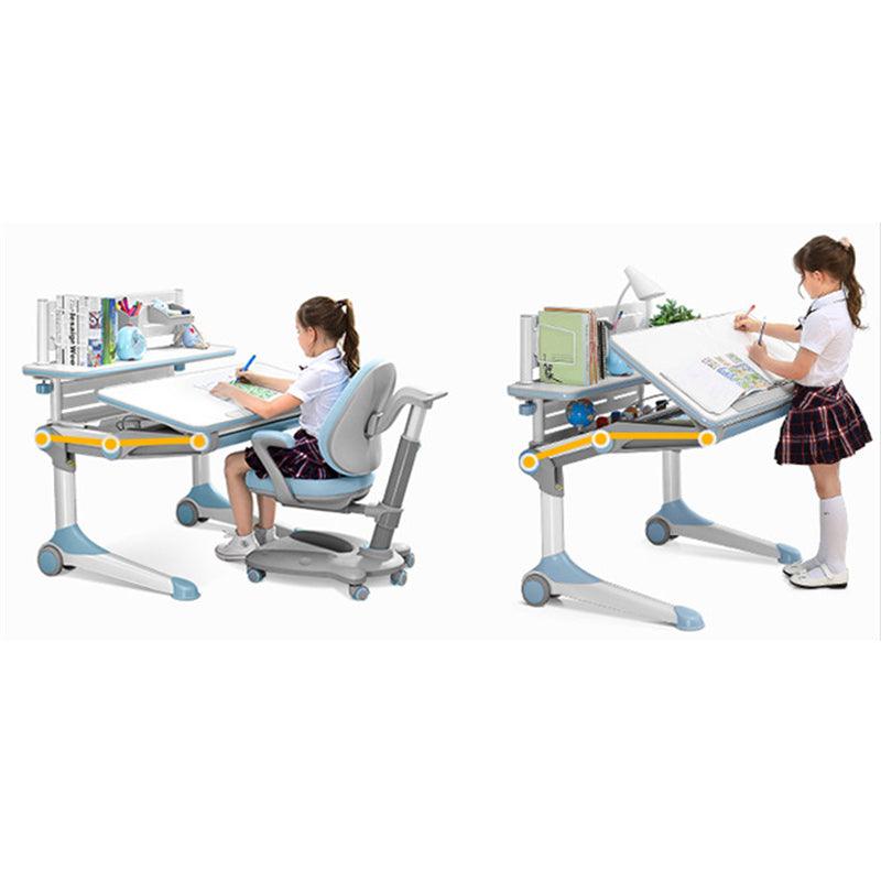 Model T1  Desk - Kids Ergonomic Design / Children Height Adjustable Study Desk - Moku Park
