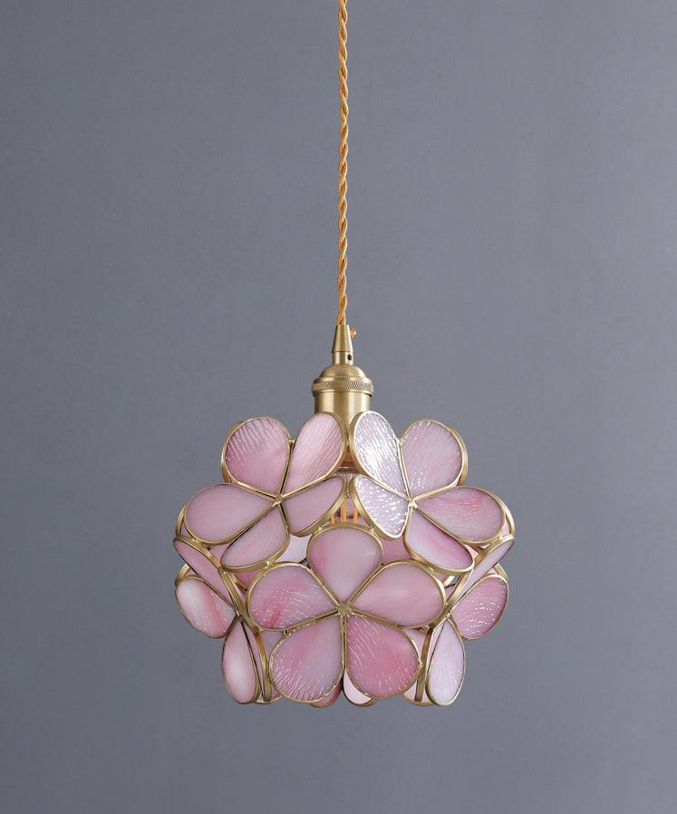 Cherry Blossoms | Glass Color Petal Pendant Lamp